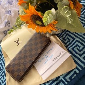 Rose ballerine Clemence Wallet